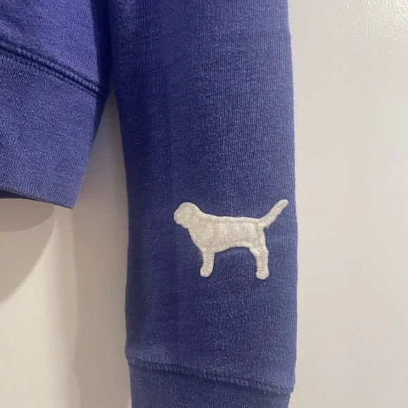 Victoria's Secret Purple Hoodie with White Accents - Picture 2 of 4